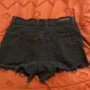 Gloria Vanderbilt Distressed Black Jean Shorts Photo 2