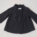 Old Navy Vintage Cropped Gray Wool Coat Photo 0