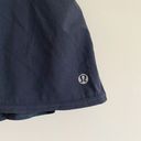 Lululemon Women's Speed Skort Size 10 Gray Floral Pleated Lined Sports Skirt Photo 2