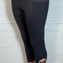 Kittenish charcoal leggings criss cross ankle size XL Photo 1