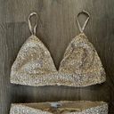 FashioNova Gold Sequin Matching Set Photo 3