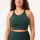 Girlfriend Collective  Dark Green Topanga Halter Bra Photo 0