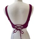 Cupshe  Plum Removable Pads Bikini Top Swimsuit Women's Size M NWT | 51-47 Photo 5