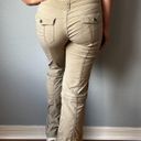 prAna  Halle Zipper Convertible Pants Khaki Tan Hiking Outdoor Pants Size 2 Photo 6