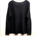 Helmut Lang  Sweater Wool Angora Blend Ribbed Relaxed Fit Black Size S Photo 2