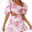 Hello Molly // Sweetest Kind Pink Floral Mini Dress Photo 2