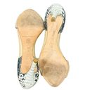 Loeffler Randall  EUC Leora Leather Embossed d'Orsay Sandal High Heel Shoes Snake Photo 5