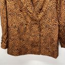 INC  International Concepts Cheetah Double Breast Blazer Size Medium Photo 3