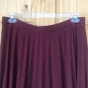 Coldwater Creek Vintage  burgundy pleated knit maxi skirt size XL Photo 29