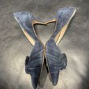 Louise et Cie Pumps Knot Bow D’orsay Suede Kitten Heels Cutouts Photo 3