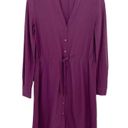 Eileen Fisher  Drawstring Shirtdress In Curan XXS Photo 2