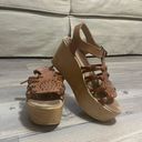 Leather Platform Sandals Size 6.5 Photo 0