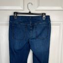 Free People  Women's Flare Jeggings Size 29 Dark Wash Blue Denim Pullon Jeans Photo 6