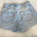 ZARA Ripped Denim Shorts Photo 1