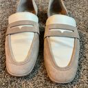 Dolce Vita Suede Ivory Cut Out Loafers Size 9 Photo 4