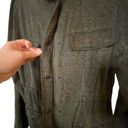 Dear John  Women Dark Green Hidden Hood Cinched Pockets Utility Jacket‎ Size S Photo 8