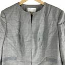 Hugo Boss  Jamyva Stretch Zip Jacket Suit Virgin Wool Blend Gray Size 14 Photo 2