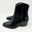 Krass&co NEW Thursday Boot . Country Star Black Ankle Zipper Western Booties US 6.5 Photo 4
