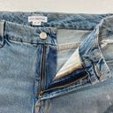 Good American New  Good Classic Distressed Straight Leg Jeans Indigo046 Photo 16