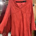 By Together Red Fringe Dress Photo 1