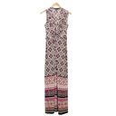 White House | Black Market  Twist-Detail Printed Knit Maxi Dress Women’s Size Small Photo 3