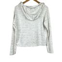 Banana Republic  baby terry gray pullover hooded sweatshirt jacket cropped XS Photo 2