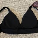 Felina NWT-  Black Padded Adjustable Strap Deep V Bra Photo 4