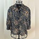 Christopher & Banks  Button Down Floral Blouse Women’s Size Large Photo 56