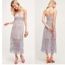 Elliatt  Tingle Lilac Nude Guipure Lace Midi Cami Dress Photo 7