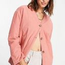 Topshop NWT  washed quilted ovoid jacket in pink Photo 2