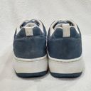 Lower East Side  Blue Suede Leather Shoes, Size 10 Photo 9