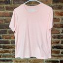 L.L.Bean  Pink Short Sleeve Crew Neck Cotton T-Shirt Women's Size Large Photo 0