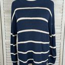 American Eagle  OUTFITTERS Jegging Fit Sweater Lightweight Navy/Oatmeal Stripe-XS Photo 0