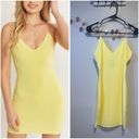 Love Tree  Bodycon Slip Sleeveless V Neck Summer Yellow Dress Photo 1