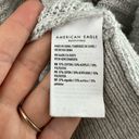 American Eagle  Gray Chunky Knit Open Front Cardigan Size L/XL Photo 6