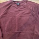 Nike Burgundy Cropped  Crewneck Photo 1