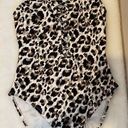 Bleu Rod Beattie  Swimsuit Womens 6 One Piece Leopard Print Coastal Beachy Photo 0