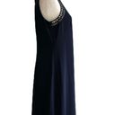 Jessica Howard  Dress Navy Blue Gold Studded Embellishment Sleeveless Size 8 Photo 3