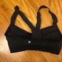 Lululemon  grey and black sports bra Photo 1