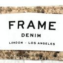 Frame  Denim Jeans Women's Size 29 Le Crop Mini Boot Snakeskin Print Tan Brown Photo 4