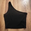 SheIn One Shoulder Crop Top Photo 1