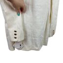 Jennifer Moore VTG  100% Linen Double Breasted Career Blazer Cream Oversized 18W Photo 9