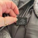 Anne Klein  Women's Sweater Wool Jacket Mock Neck Button Closure Gray Size Small Photo 2