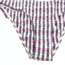 Topshop  Women's Size US 8 Plaid Bikini Bottom Pink White NWOT Photo 3