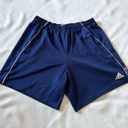 Adidas NWOT  Juniors XL / Women’s XS Navy Blue athletic shorts gym school Photo 6