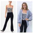 MINKPINK NWT Mink Pink City Cat 2 piece leopard co-ord print knit sweater set S Photo 1