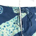 Ralph Lauren  vintage women’s size small blue green tie-dye cropped cotton pants Photo 5