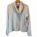 Yogalicious  Cowl Neck Sweatshirt Gray Size Large New with tags! Photo 0