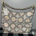 Coach  Hobo‎ Bag Kristin Op Art Ikat Print Silver Gray Multi Photo 2