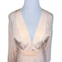 Yumi Kim $238  Tokyo Night Kimono Silk Dress in Blush Pink Women Size Small New Photo 2